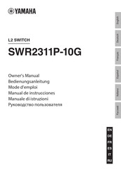 Yamaha SWR2311P-10G Manual De Instrucciones