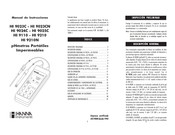 Hanna Instruments HI 9025C Manual De Instrucciones