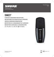 Shure SM27 Manual De Instrucciones