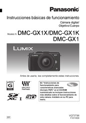 Panasonic Lumix DMC-GX1X Instrucciones De Funcionamiento