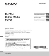 Sony DSX-A415BT Manual De Instrucciones