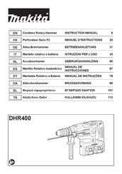 Makita DHR400PG2U Manual De Instrucciones