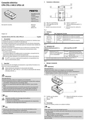 Festo CPX-CTEL-2-M12-5POL-LK Instrucciones Para El Montaje