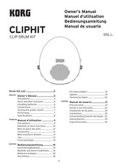 Korg CLIPHIT Manual De Usuario