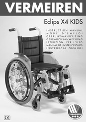 Vermeiren Eclips X4 KIDS Manual De Instrucciones