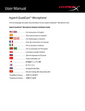 HyperX QuadCast Manual De Usuario