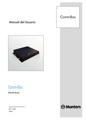 Munters Comm-Box Manual Del Usuario