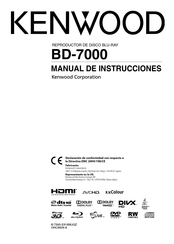 Kenwood BD-7000 Manual De Instrucciones