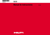 Hilti SU 25 Manual De Instrucciones