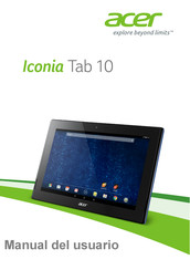 Acer Iconia Tab 10 Manual Del Usuario