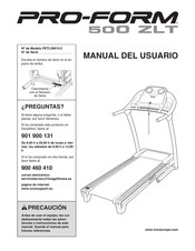 Pro-Form 500 ZLT Manual Del Usuario