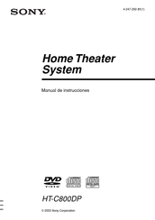 Sony HT-C800DP Manual De Instrucciones