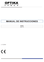 Optika Italy TG Serie Manual De Instrucciones