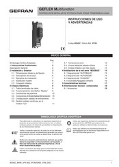 gefran GEFLEX Multifunction 80345C Instrucciones De Uso Y Advertencias