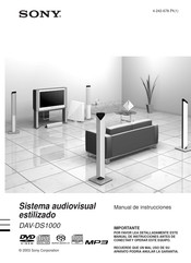 Sony DAV-DS1000 Manual De Instrucciones