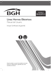 Bgh BHE25M13 Manuales | ManualsLib