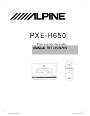 Alpine PXE-H650 Manual Del Usuario
