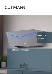 GUTMANN CARTA TIPO 7500 Manual De Instrucciones