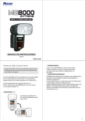 Nissin Digital MG8000 EXTREME Manual De Instrucciones