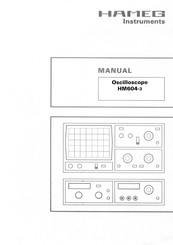 Hameg Instruments HM604-3 Instrucciones De Manejo