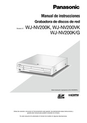 Panasonic WJ-NV200K Manual De Instrucciones