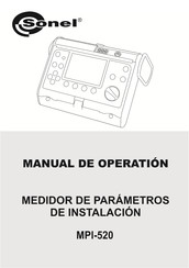 Sonel MPI-520 Manual De Instrucciones