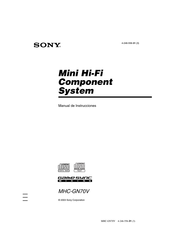 Sony MHC-GN70V Manual De Instrucciones