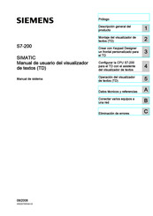 Siemens SIMATIC S7-200 Manual De Usuario