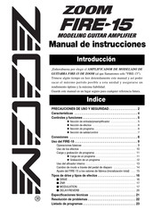 Zoom FIRE 15 Manual De Instrucciones