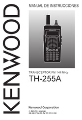 Kenwood TH-255A Manual De Instrucciones