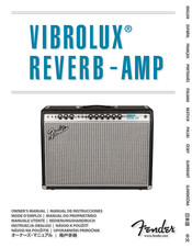 Fender Vibrolux Reverb-Amp Manual De Instrucciones