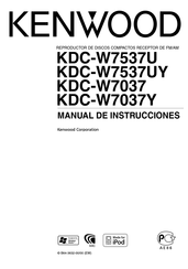 Kenwood KDC-W7537U Manual De Instrucciones