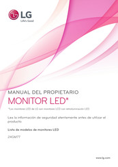 LG 24GM77-B.AUS Manual Del Propietário