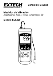 Extech Instruments SDL800 Manual Del Usuario