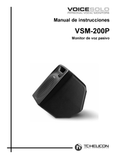 TC-Helicon VoiceSolo VSM-200P Manual De Instrucciones