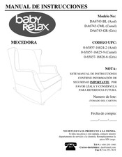 Baby Relax DA6743-CML Manual De Instrucciones