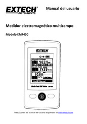 Extech Instruments EMF450 Manual Del Usuario