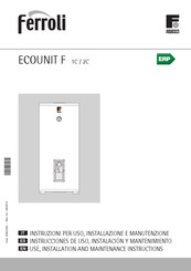 Ferroli ECOUNIT F 1C Instrucciones De Uso