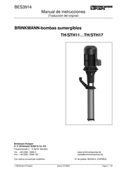 Brinkmann TH1411B660 Manual De Instrucciones