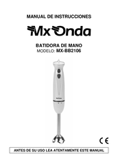 Mx Onda MX-BB2106 Manual De Instrucciones