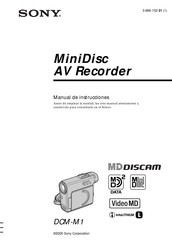 Sony DCM-M1 Manual De Instrucciones