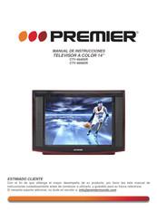 Premier CTV-4698SR Manual De Instrucciones