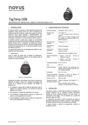 Novus TagTemp-USB Manual De Instrucciones