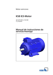 KSB IE3-Motor Manual De Instrucciones De Servicio/Montaje