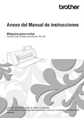 Brother 891-Z01 Manual De Instrucciones