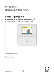 Paradigma SystaExpresso II Instrucciones De Uso