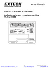 Extech Instruments 380803 Manual Del Usuario