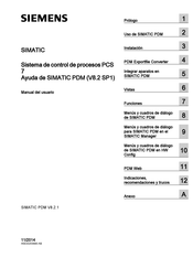 Siemens SIMATIC PDM V8.2 SP1 Manual Del Usuario