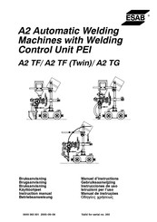 ESAB A2 TF Instrucciones De Uso