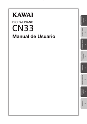 Kawai CN33 Manual De Usuario